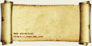 Jovana Nenadić vizit kartica